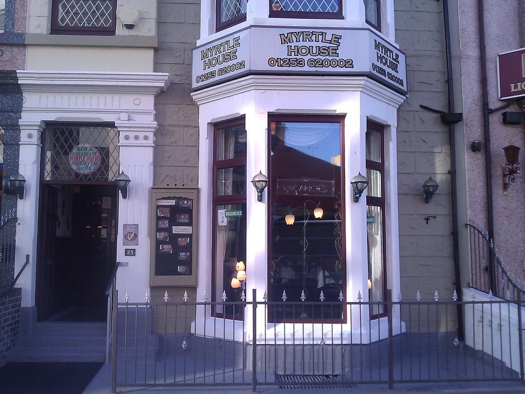 Myrtle House Hotell Blackpool Exteriör bild